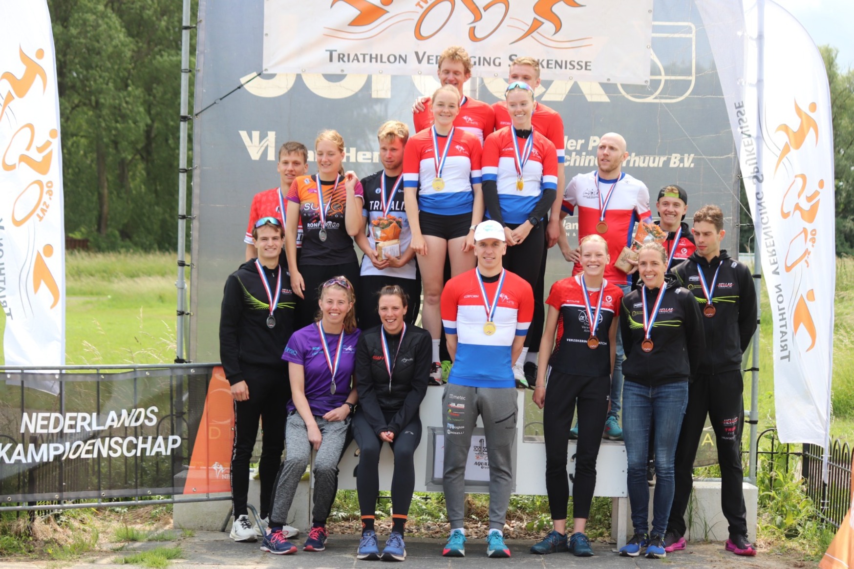 Kwaaitaal en Veltman winnen NK Aquathlon
